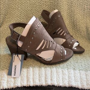 Sonoma Taupe Women's Heeled Sandals